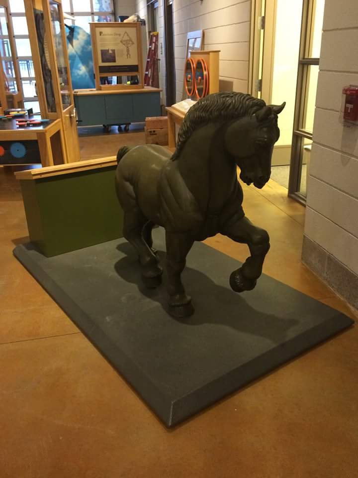 Horse Statue: Kids' exhibit in the Curious Kids' Museum & Discovery Zone