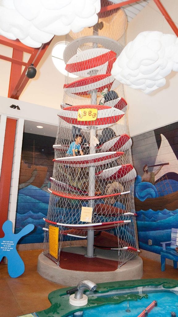 Climbing Tower: Exhibit at the Curious Kids' Museum & Discovery Zone